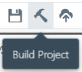 Build Project button on toolbar