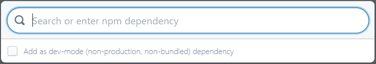 `npm` Dependency Manager